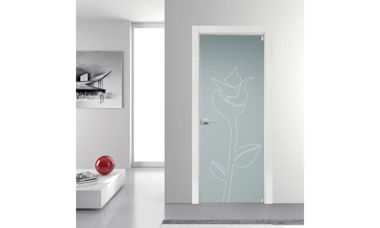 Decorare Le Porte Interne Di Casa.Porta Con Decorazione Natura 3d